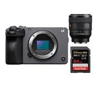 Sony FX30 Caméra de cinéma numérique+ FE 50mm f1.4 GM + SanDisk 64 Go Extreme Pro SDXC UHS-II U3 V90 300 Mo/s