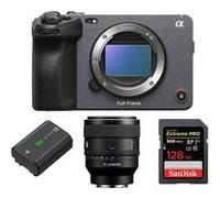 Sony FX3 Corps de ligne cinéma plein format + FE 50mm f1.4 GM + Sony NP-FZ100 + SanDisk 128 Go