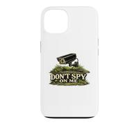 Caméra de confidentialité Humour de Surveillance drôle Don't Spy on Me Coque pour iPhone 13