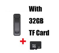 Caméra de Corps Mini numérique Haute définition Caméra Micro Cam Night Vision Mouvement Snapshot Lampe de Poche Enregistrement de la Boucle Caméscope Video Cam Enregistreur vidéo(with 32GB TF)
