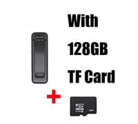 Caméra de Corps Mini numérique Haute définition Caméra Micro Cam Night Vision Mouvement Snapshot Lampe de Poche Enregistrement de la Boucle Caméscope Video Cam Enregistreur vidéo(with 128GB TF)