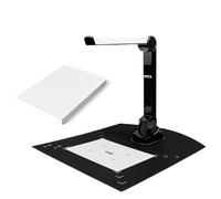 Caméra de Document Pliable 12MP Type Livre - Scanner Portable avec OCR multilingue IA, Projection en Temps réel, Taille de Capture A4 pour Windows et Linux