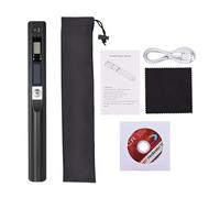 Caméra de Documents Scanner de Documents Portable, Mini Scanner de Documents Portable, Scanner de Livres A4 Format JPG et PDF 300/600/900 DPI Écran LCD Type-c pour l'enseignement à Distance(Zwart)