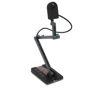 Caméra de Documents USB 4K pour Enseignant, Webcam Pliable 15 MP avec Lumière LED, Scanner de Caméra Doc pour Démonstration en Direct, Conférence Web, Enseignement à Distance