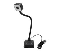 Caméra de Documents USB pour Enseignants, Webcam Grand Angle Ultra HD 13 MP et caméra Doc intégrée, Microphone, lumières LED, rétroprojecteur pour démonstration en Direct