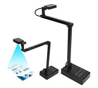 Caméra de Documents USB,Webcam de Documents 4K Ultra HD 16MP avec Angle Réglable,Mise au Point Automatique/Manuelle, Réglage de la luminosité pour L'apprentissage à Distance,