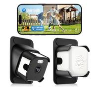 Caméra de fenêtre 3 MP 2K pour la maison et la sécurité, caméra de surveillance 2,4 G et 5 GHz avec angle de vision réglable, lumière couleur AI, détection de personnes et de mouvement, enregistrement