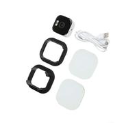 Caméra de fenêtre Wi-Fi 3 MP 2K pour l'intérieur avec vision nocturne pleine couleur, caméra de surveillance HD 1080p avec contrôle d'application, microphone et stockage cloud, installation facile