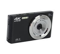 Caméra de HD, caméra portative antichoc avec zoom numérique 16x, 44 MP pour la photographie (BLACK)