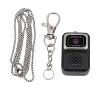 Caméra de Keychain CheoTime, Mini enregistreur vidéo HD Photo 2MP, résolution vidéo 480p pour Les Voyages d'études de Voyage enregistrant la Photographie de création Sociale (Black)