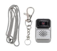 Caméra de Keychain CheoTime, Mini enregistreur vidéo HD Photo 2MP, résolution vidéo 480p pour Les Voyages d'études de Voyage enregistrant la Photographie de création Sociale (Sliver)