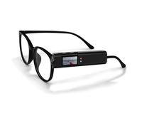 Caméra De Lunettes Intelligentes, Enregistrement Vidéo Haute Définition 2,7k, écran IPS De 0,96 Pouce, Autonomie De Batterie De 1 Heure, Enregistrement sans Perte Black