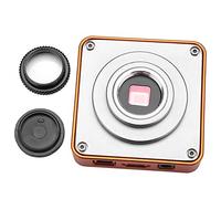 Caméra de Microscope,21MP HDMI USB C-Mount Industrie Caméra,Haute Résolution,1080P HD,avec UE Plug 220V,pour Microélectronique,Machines de Précision,Anatomie Biologique