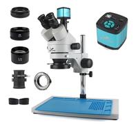 Caméra de microscope 4K 2K 1080P - Objectif trinoculaire simul-focal 2.0X/0.5X for la réparation de téléphones(D7.4x1.0mm)