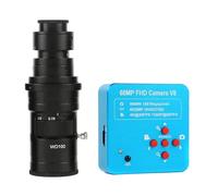 Caméra de Microscope vidéo 60MP 4K 1080P HDM/I UBS, Objectif monoculaire 100X, 130X, 180X, 200X, 300X, 500X, 56 LED for soudage PCM SMD(with 200X Lens)