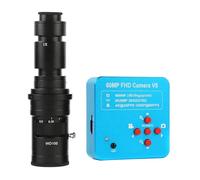 Caméra de Microscope vidéo 60MP 4K 1080P HDM/I UBS, Objectif monoculaire 100X, 130X, 180X, 200X, 300X, 500X, 56 LED for soudage PCM SMD(with 500X Lens)