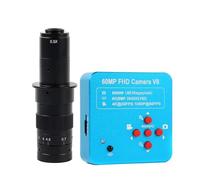 Caméra de Microscope vidéo 60MP 4K 1080P HDM/I UBS, Objectif monoculaire 100X, 130X, 180X, 200X, 300X, 500X, 56 LED for soudage PCM SMD(with 180X Lens)