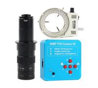 Caméra de Microscope vidéo 60MP 4K 1080P HDM/I UBS, Objectif monoculaire 100X, 130X, 180X, 200X, 300X, 500X, 56 LED for soudage PCM SMD(with 180X Lens Light)