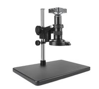 Caméra de Microscope vidéo électronique Industrielle 1080P 38MP 2K HDMI USB + Objectif 120X 300x C-Mount for téléphone PCB SMD CPU Soudure(Standard Bracket,180X)