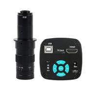 Caméra de Microscope vidéo Industriel 1080P 2K 4K 48MP + Objectif de Montage 180X 300X 200X 500X 100X 130X C(Long Focal 130x lens-01)
