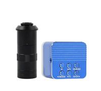 Caméra de Microscope vidéo Industrielle HDM/I 24MP 4K IMX334, Zoom 100X, 130X, 180X, 300X, 200X, 500X, Monture C, for réparation PCB téléphone(with 100X Lens)