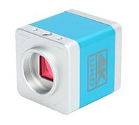 Caméra de Microscope Vidéo, Sortie USB 2.0 4K 1080P Interface Multimédia HD Caméra de Microscope à Monture C Caméra Industrielle à Zoom Numérique en Alliage D'aluminium pour