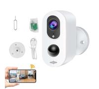 Caméra de moniteur - Caméra WiFi Indoor | Caméras de sécurité à domicile | Caméras extérieures solaires à 2 voies | Cams de sécurité à domicile, cames sécurisées intérieures, monitar pour Interoer, ex
