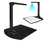 Caméra de Numérisation de Livres, Visualiseur de Webcam 10MP A3 Scanner de Caméra de Documents USB Portable Pliable, Fonction OCR, Affichage en Temps Réel, pour l'enseignement,