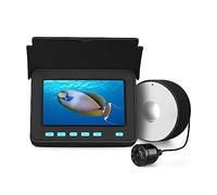 Caméra de pêche sous-marine, 4.3 pouces 20M vidéo sous-marine détecteur de poisson caméra de pêche Portable fixe sur tige 1000TVL caméra étanche 10000mAh batterie 10H pour la pêche en kayak sur lac de