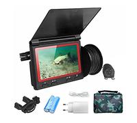 Caméra de pêche sous-marine, 4.3inch Moniteur Fish Fiscor 100 0TVL Caméra de pêche sous-marine 180 degrés Fish Finder Camera convient à une situation sous-marine claire(X6C-EU Plug)