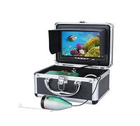 Caméra de pêche sous-Marine, 7'' HD 1080P DVR Caméra de pêche sous-Marine HD 1280 * 720 Screen15PCS Blanc Le Lampe Infrarouge DS + 15PCS pour la pêche en Kayak sur lac de Glace(Only 15M Camera)