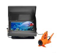Caméra de pêche sous-marine avec écran IPS de 4,3", objectif grand angle 220°, zoom 1,4x, pour vision nocturne 8 pour lumières infrarouges, batterie 5000 mAh, étanchéité IP68 pour glace (12,7 cm + 20
