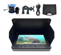 Caméra de pêche sous-Marine, caméra de pêche sur Glace, caméra de Poisson de Vision avec lumières infrarouges 12x - Détecteur de Poissons avec vidéo Grand Angle de 220 degrés, Outils