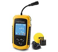 Caméra de pêche sous-marine, Détecteur de poisson LCD Écran couleur Portable Portable 100 m de profondeur de profondeur Sonar Echo Sounders Fishfinder pour la pêche en kayak sur lac de glace(Light Gre