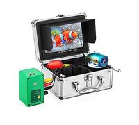 Caméra de pêche sous-marine, Kit de caméra de pêche sous-marine Portable 30 LED Support DVR 7 pouces moniteur vidéo détecteur de poisson 1000TVL for la pêche sur glace/mer pour la pêche en kayak sur l