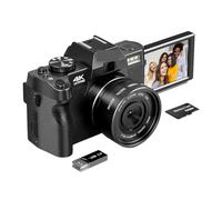 Caméra De Photographie Numérique Compacte 4K WiFi Web Cam Vintage Vlog Enregistreur Vidéo 48MP Caméscope 16X Appareil Photo Mise Au Point PréCise