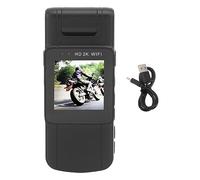 Caméra de Poche 2K Ultra HD WiFi, Mini Caméra Vidéo à Clip avec écran Couleur 1,54, Objectif Rotatif à 180 Degrés, Caméra de Poche Espion Cachée avec Vision Nocturne pour