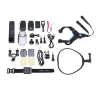 Caméra de poche 4K 30fps 20MP 1,3" double écran tactile 6 axes stabilisation 360 degrés panoramique 30m résistant caméra casque caméra