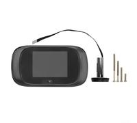 Caméra de porte avec visionneuse numérique et 2 écrans de 20,3 cm avec vision nocturne et grand angle de vue pour une surveillance fiable des points d'entrée de la maison