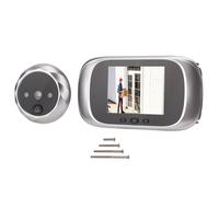 Caméra de porte numérique avec écran LCD, judas électronique avec vision nocturne infrarouge et grand angle de vue pour une sécurité domestique