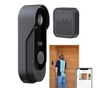 Caméra De Porte Sans Fil - Caméra Vidéo Pour La Maison D'appartement À Domicile | Moniteur De Détection De Mouvement Avec Un Stockage De Cloud À Deux Voies, Un Dispositif De Sécurité Intelligent Pour