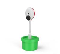 Caméra de projection HD Scène pour Nintendo Switch 2, support de base en ABS avec design d'évacuation de l'eau, blanc, câble de données inclus, 10 x 5 x 5 cm