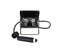 Caméra de recul 18IR avec boîtier métallique Robuste et Microphone, Image Miroir, étanche 12/24V, for Caravane Camion