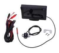 Caméra de recul 4,3/5" TFT LCD HD écran bidirectionnel entrée AV de recul caméra de recul pliable écran multimédia de voiture Caméra de stationnement (seulement moniteur de 4,3") (4,3")