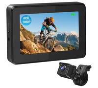Caméra de recul AHD 1080p pour vélo, e-Bike, avec écran, Vision Nocturne, étanche, Angle Large 110°, Support réglable, Accessoires et câble de 3 m