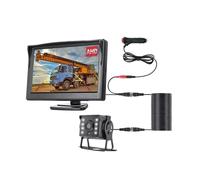 Caméra de recul AHD for Voiture, avec Moniteur 5 Pouces, for Camion, étanche, écran, Installation Facile(500DH-CL-MBUSD-HK10M)