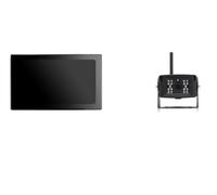 Caméra de recul AHD sans fil avec enregistreur numérique DVR 25,4 cm avec WiFi pour camion/remorque/bus/RV/micros/remorque (ajouter 1 caméra, 128 Go) (128 G/ajouter 2 caméras)