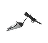 Caméra de recul améliorée pour voiture, angle mort argenté, caméra HD, convient pour une visibilité latérale gauche sur tous les véhicules