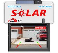 Caméra de Recul AUTO-VOX Solaire 5"" HD Étanche IP69K pour Voiture/Camion