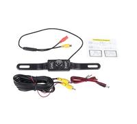 Caméra de recul avec Cadre de Plaque d'immatriculation Longue pour Voiture avec Vision Nocturne HD et 8 lumières infrarouges, caméra de recul étanche montée sur véhicule,